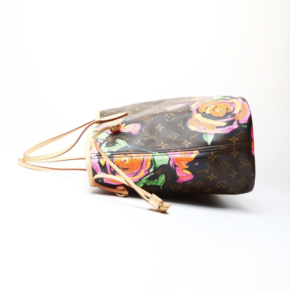 Louis Vuitton 2008 Monogram Rose Neverfull MM M48683 Tote Bag, Brown, WS26662 - Picture 3 of 11